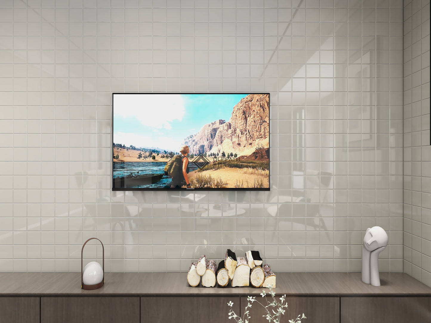 常規直邊系列白色磚B (啞光面)