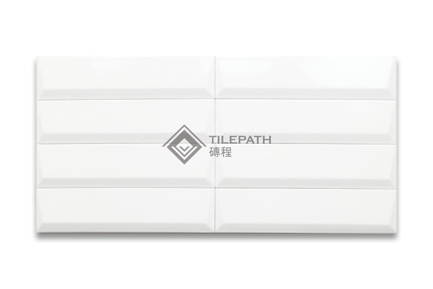 芃蒂尼系列白色磚(亮光滑形面) 效果圖
