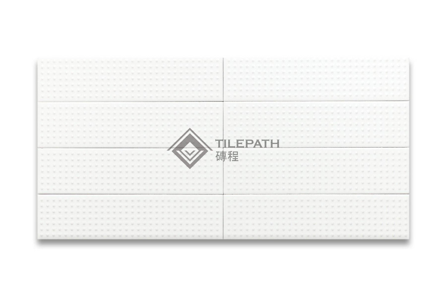芃蒂尼系列白色磚(啞光空間面) 效果圖