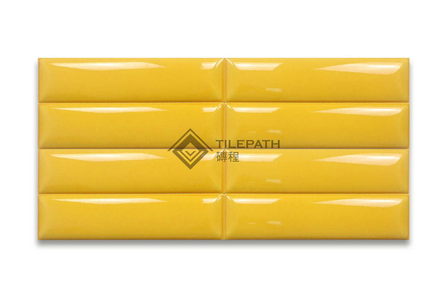 芃蒂尼系列黃色磚(亮光環形面) 效果圖