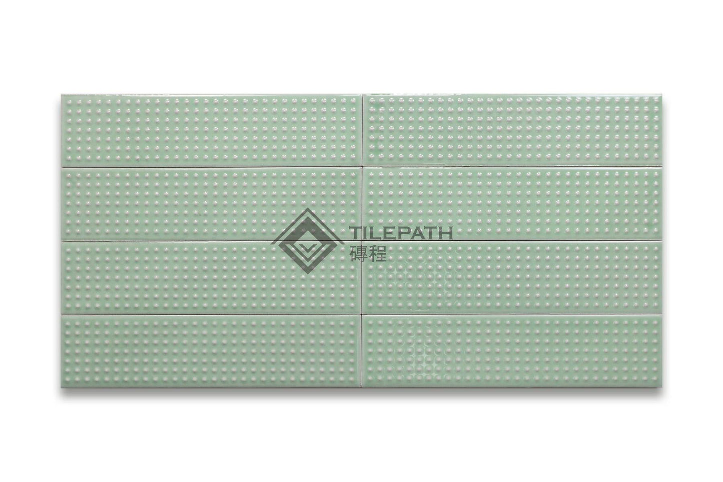 芃蒂尼系列碧綠色磚(亮光空間面) 效果圖