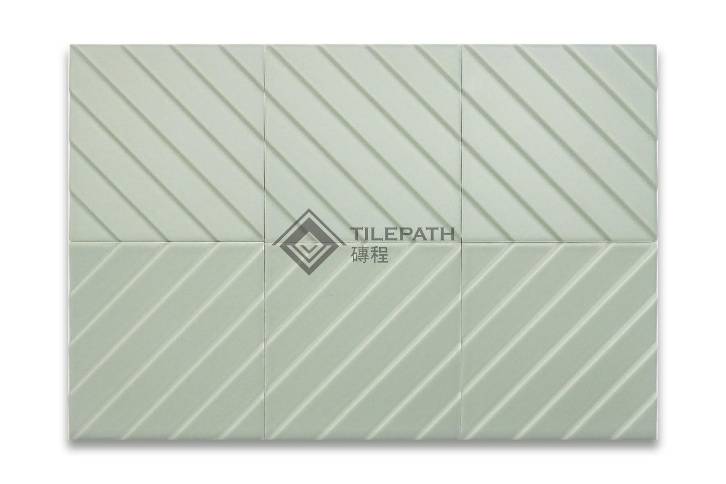 瑪雅系列淺綠色磚 效果圖