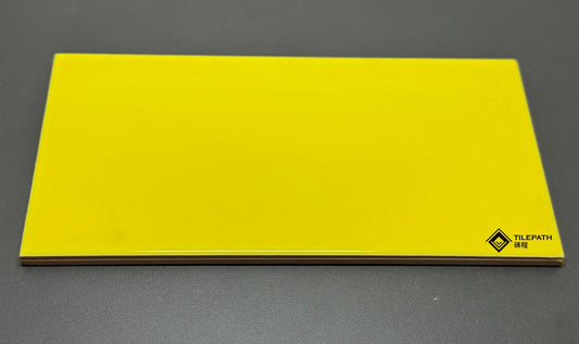 常規直邊系列黃色 (亮光面) 樣板