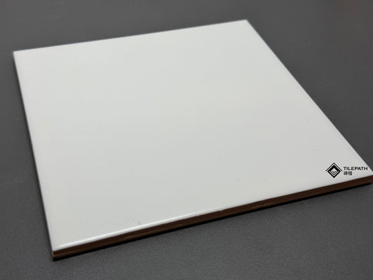 常規直邊系列白色 (啞光面) 樣板