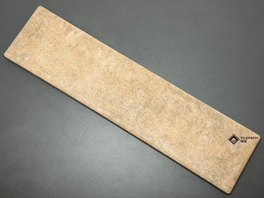 淺棕色橘柚條磚 (凹凸啞光面) 樣板