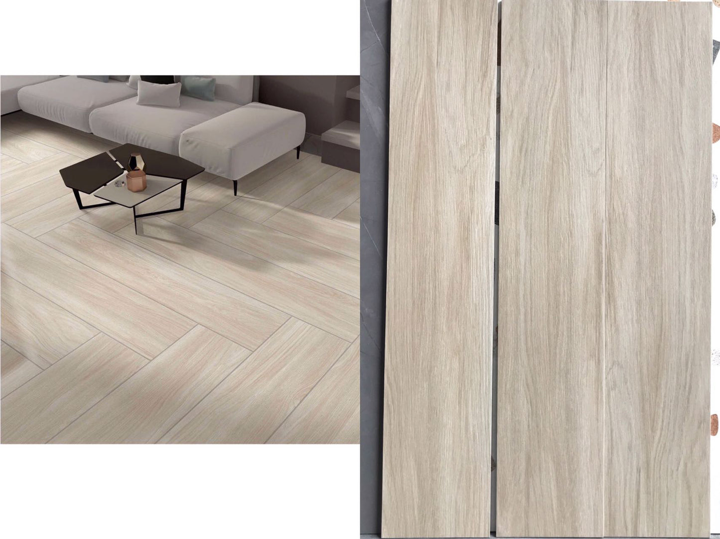 月光灰影木紋磚