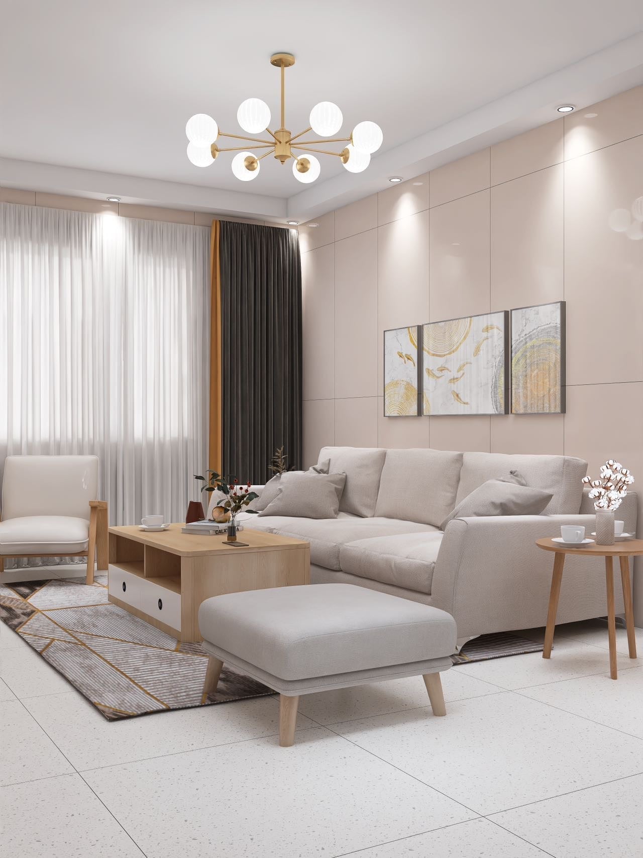 梧桐木拋光微水泥, 參考圖