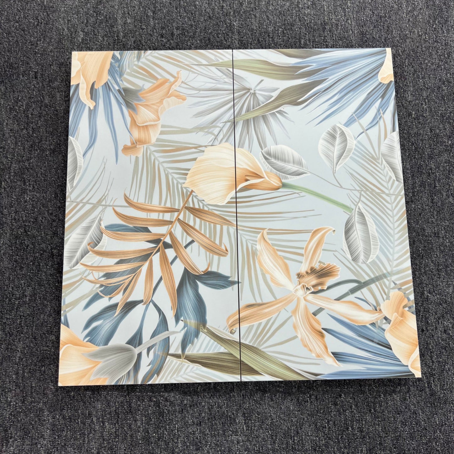 香草花庭花片 ;樣板