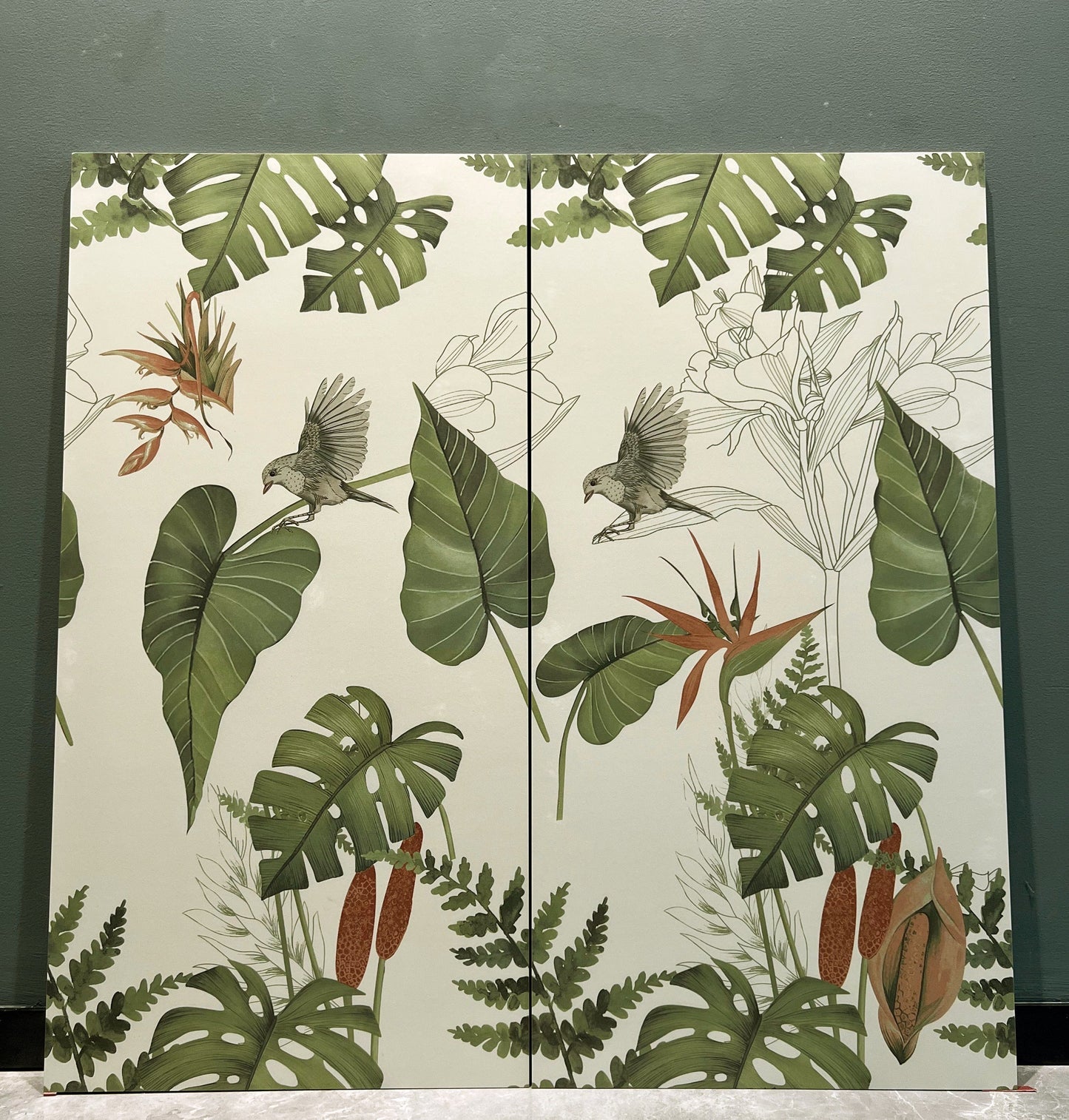 精緻花藝花片 ;樣板