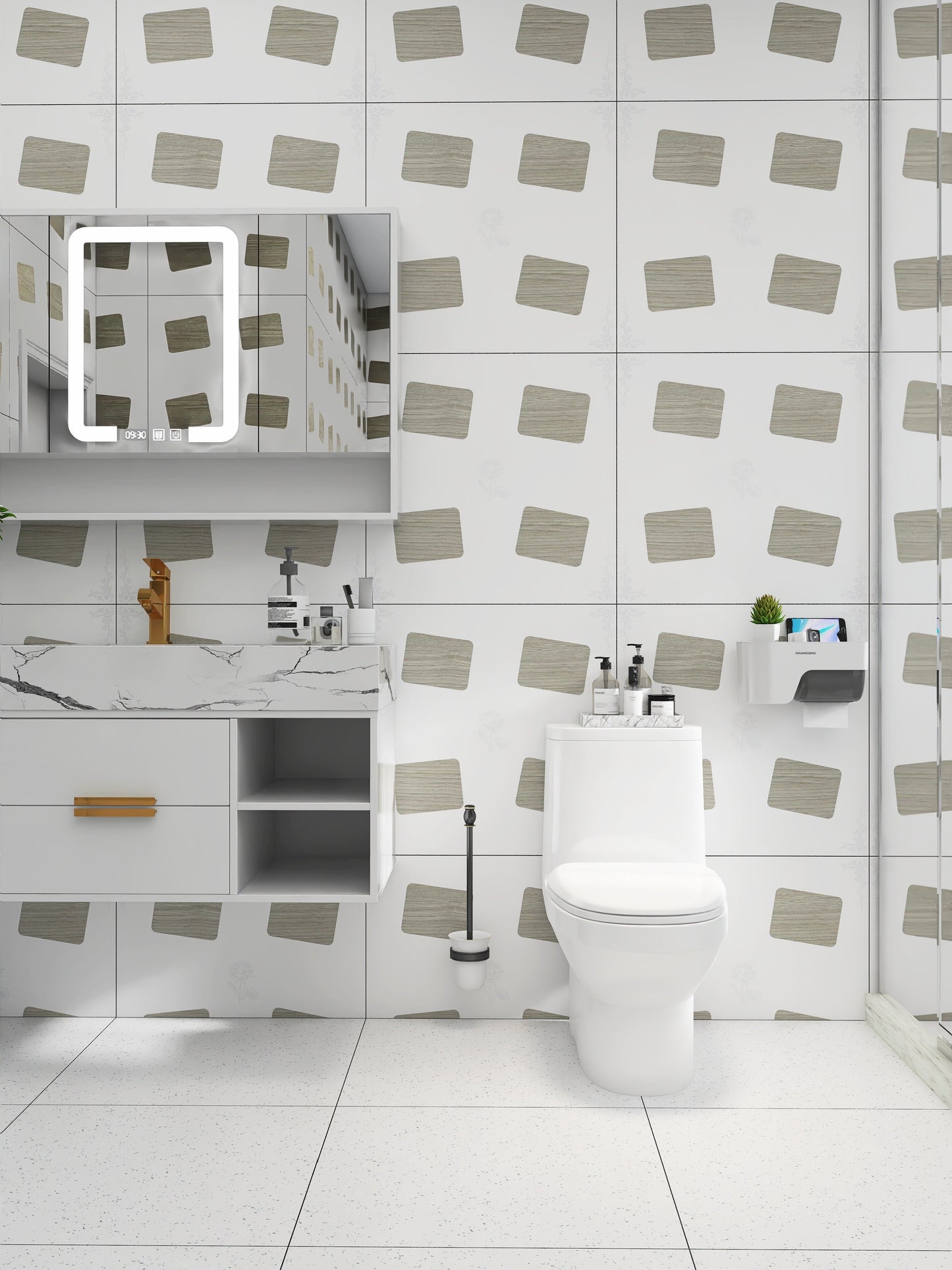 格栅木紋-C 參考圖