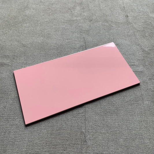 淺粉紅色瓷片 ;樣板