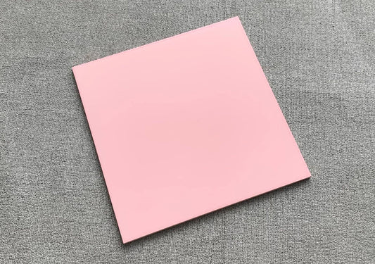 啞光淺粉紅色磚 ;樣板