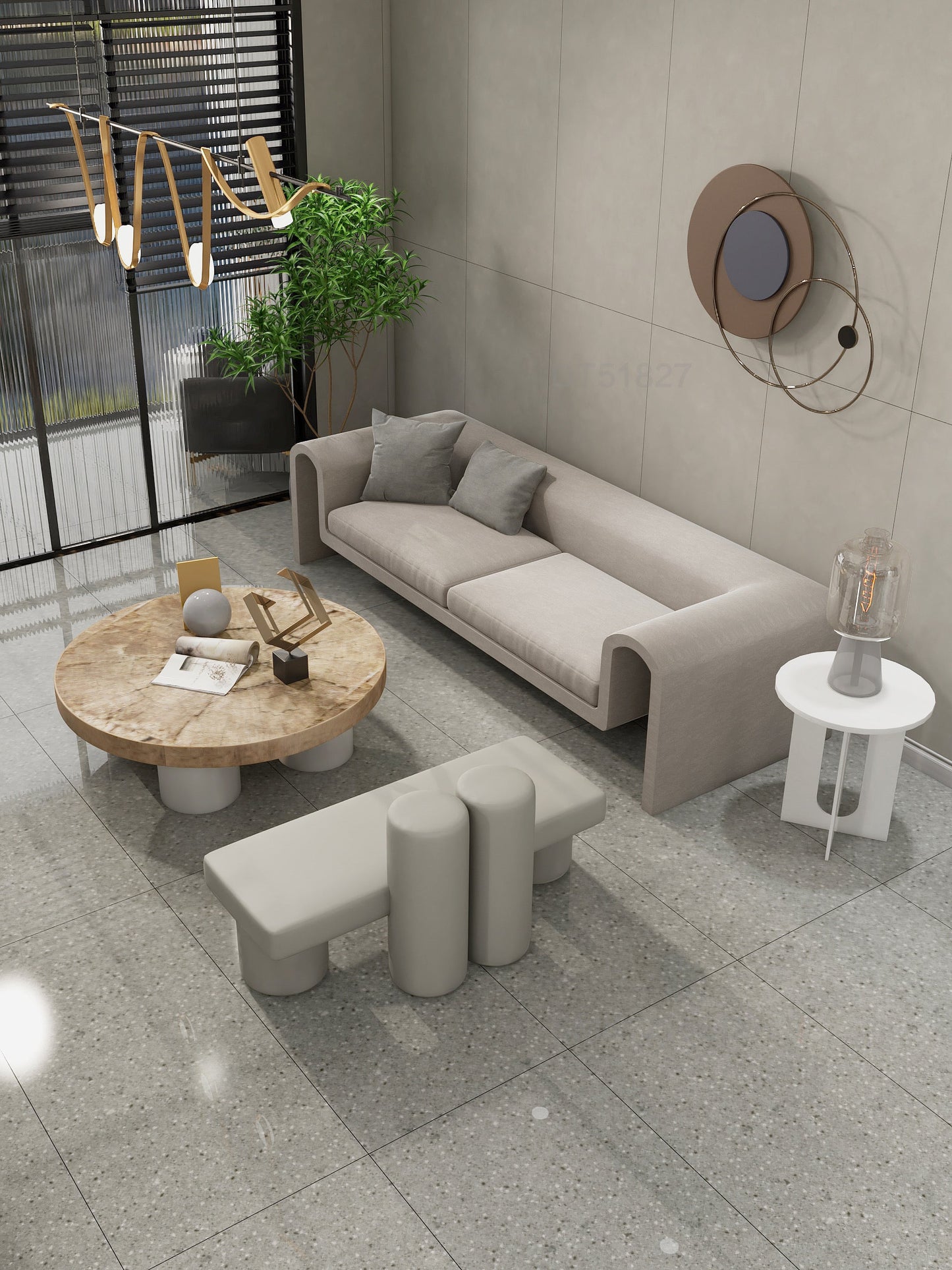 亮光水磨石T23 ;參考圖