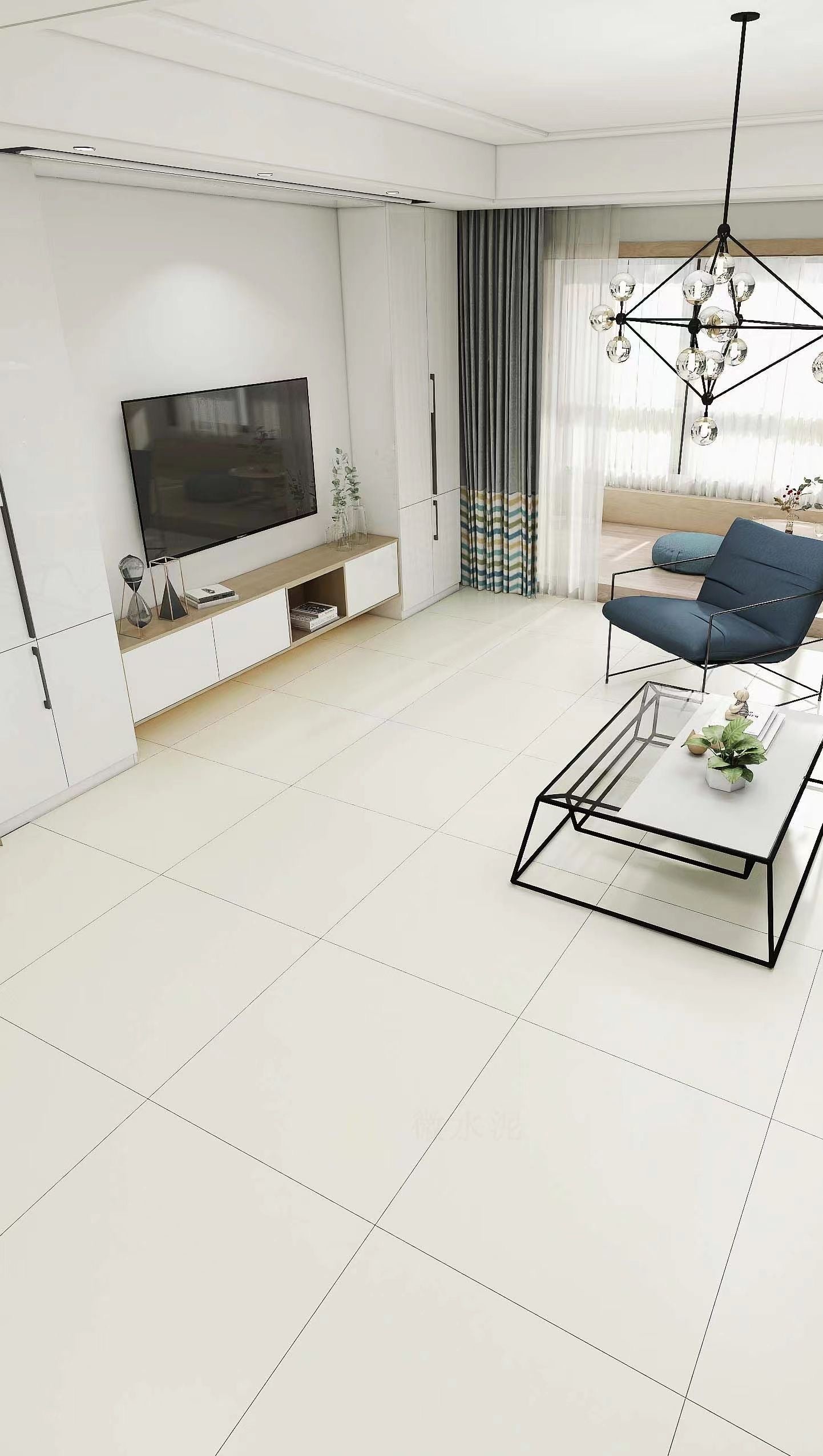 拋光蠟拋微水泥, 樣板