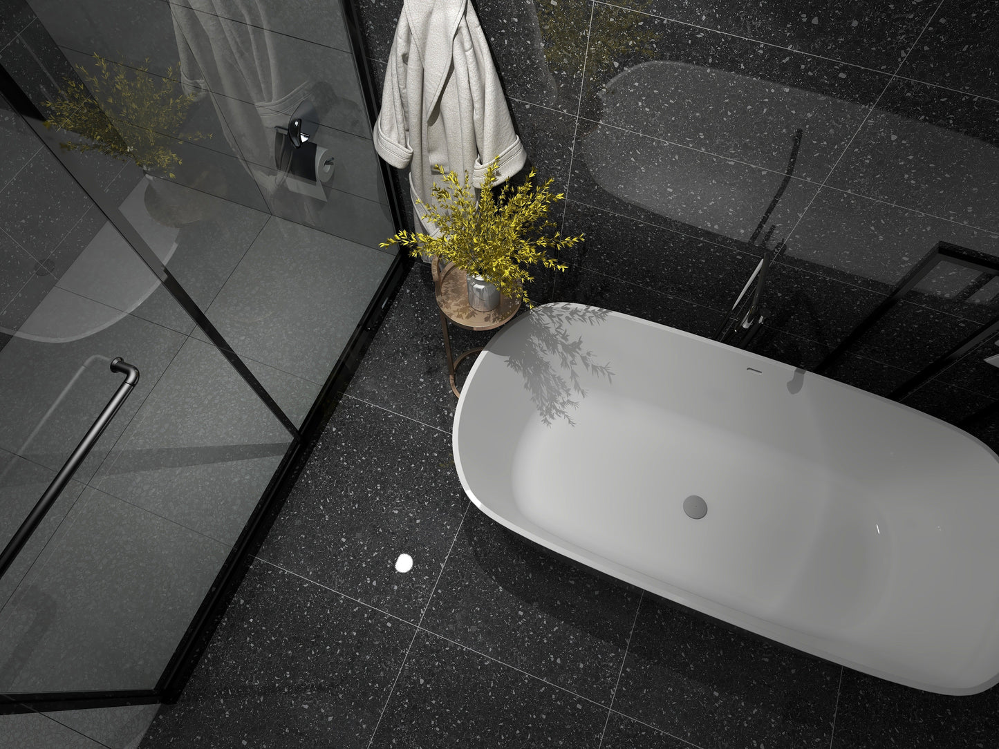 拋光水磨石 - T2 ;參考圖