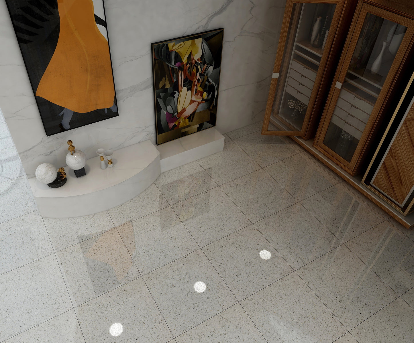 拋光水磨石 - T3 ;參考圖