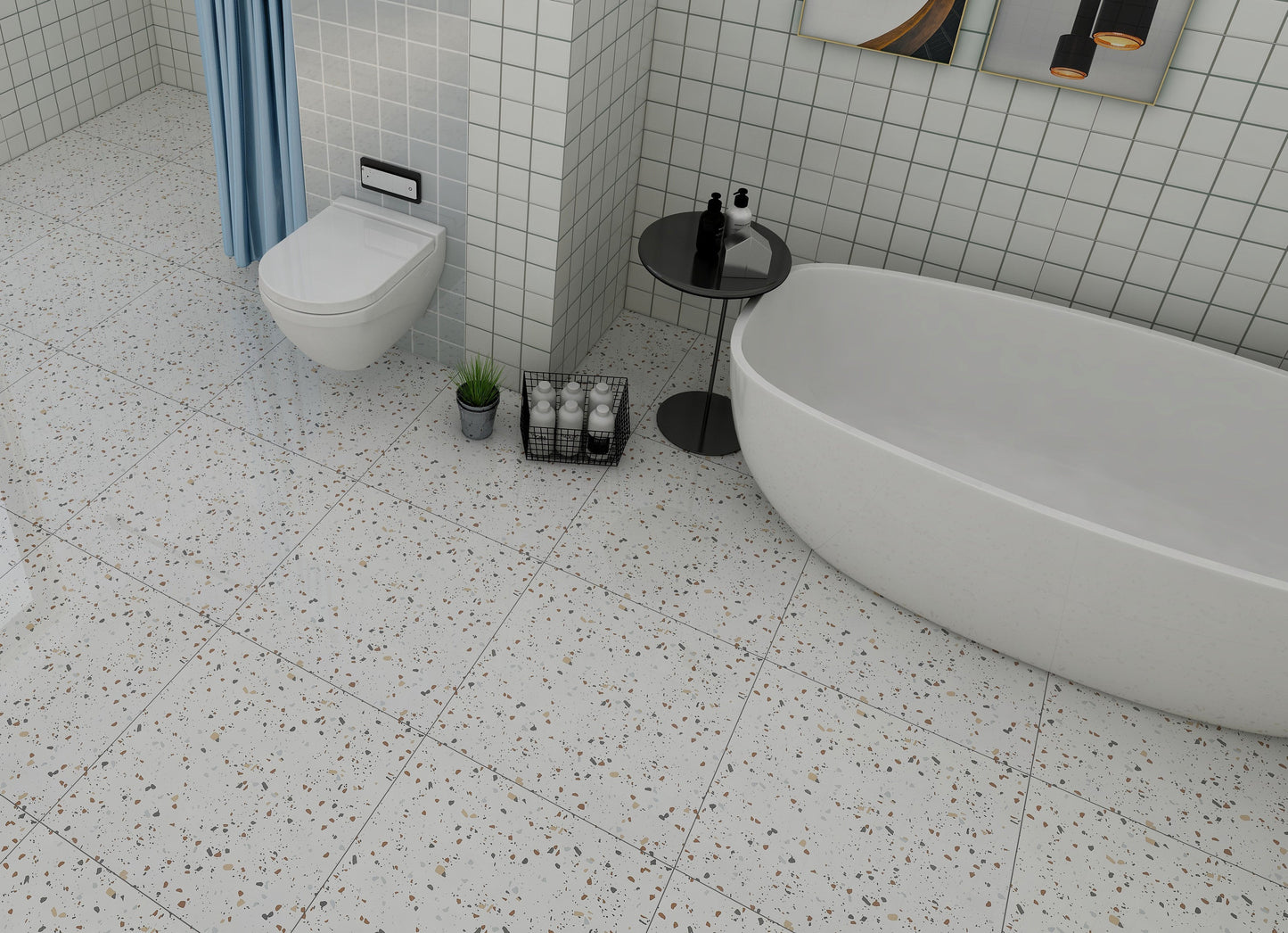 拋光水磨石 - T7 ;參考圖