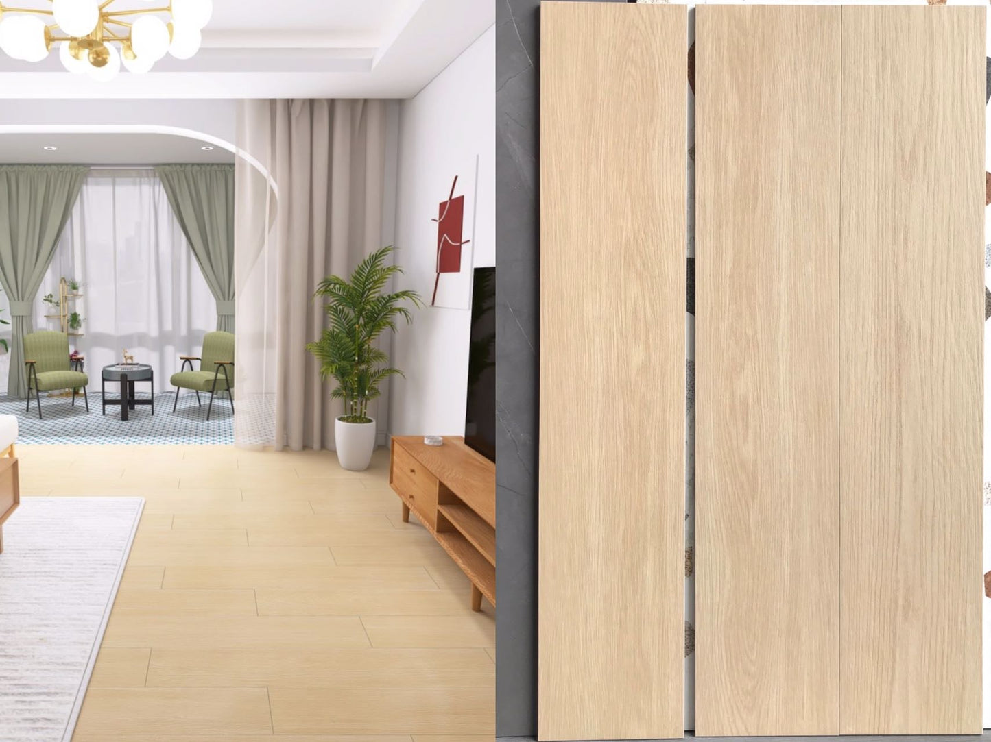 淡雅奶油木紋磚木紋磚, 樣板;參考圖