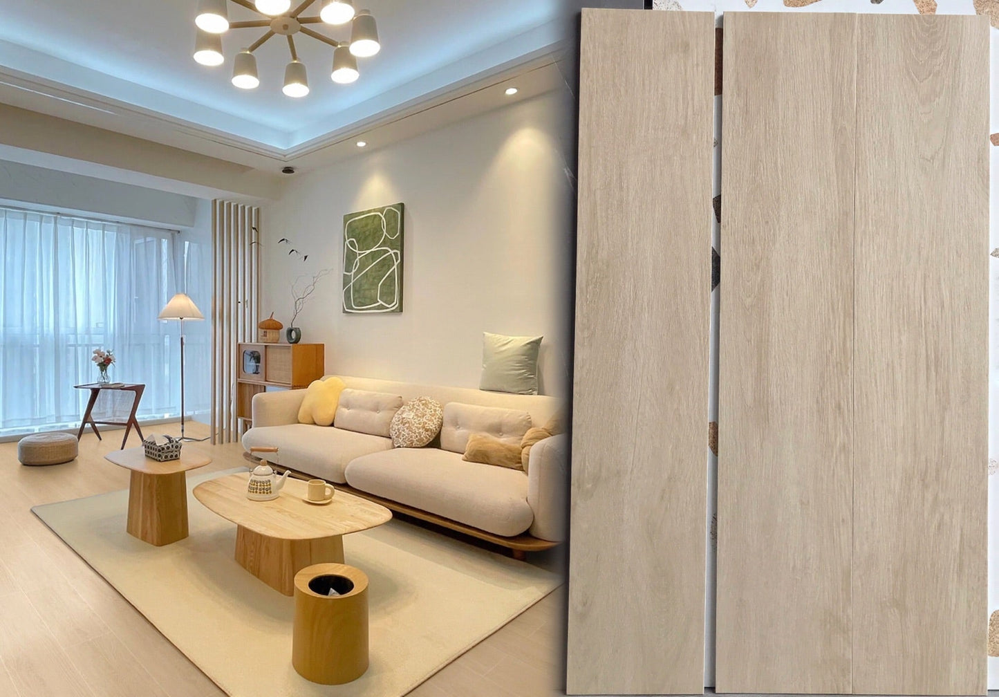 橄欖褐石木紋磚, 樣板;參考圖