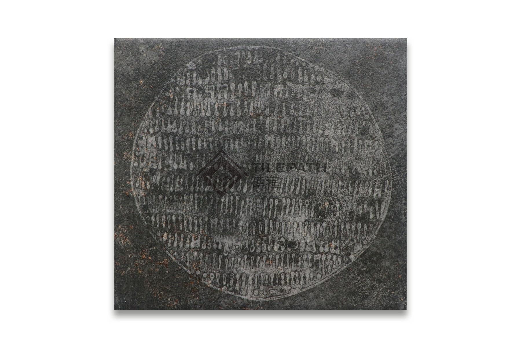 自然之印花墨金磚 效果圖