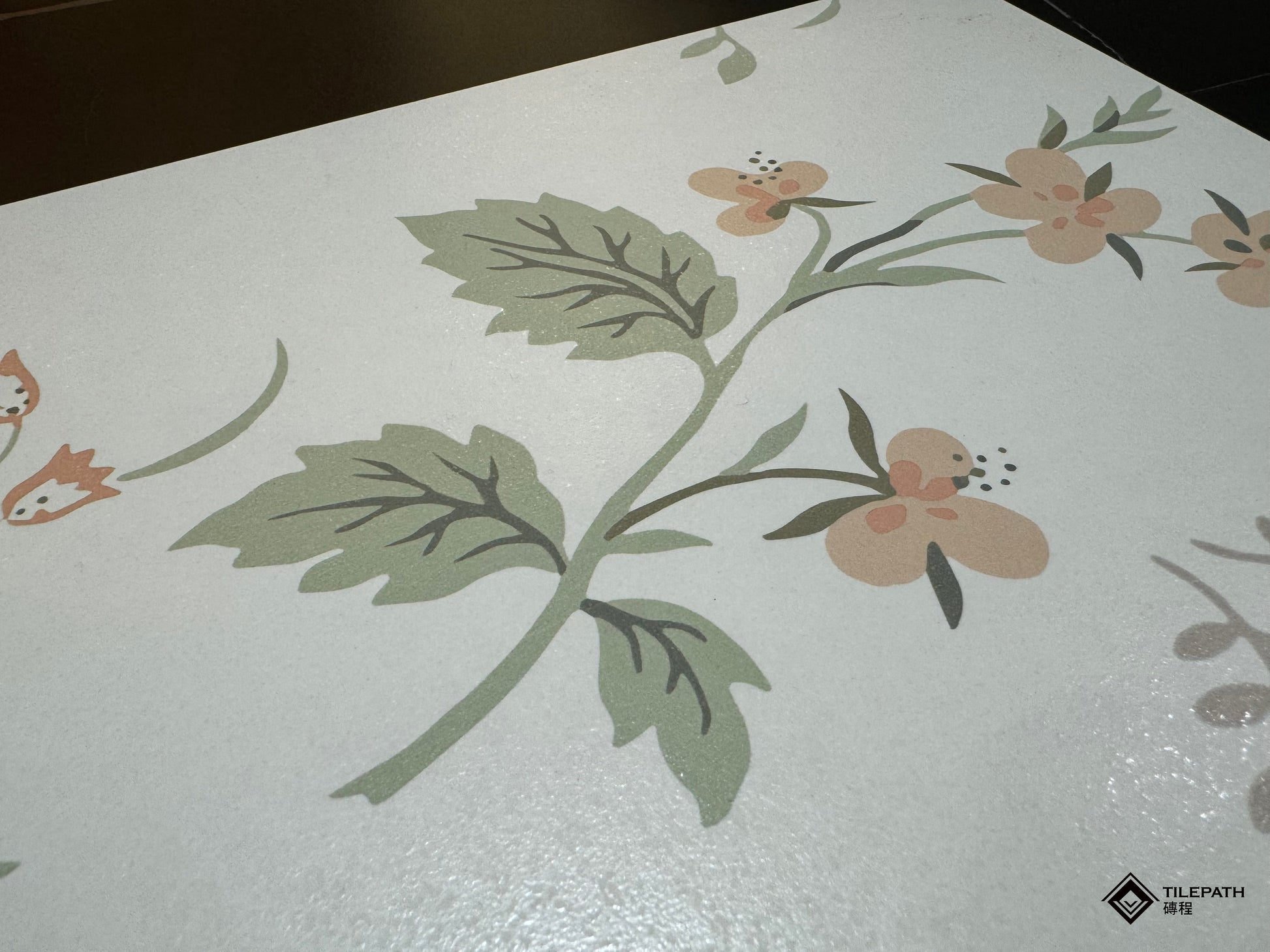 花蕾花磚 樣板