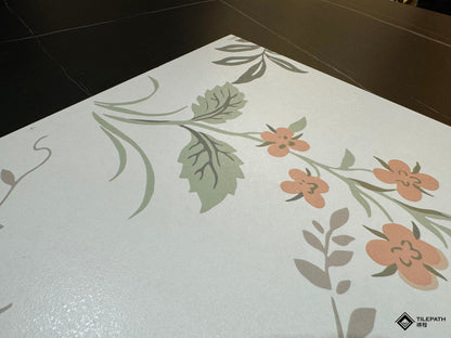 花蕾花磚 樣板
