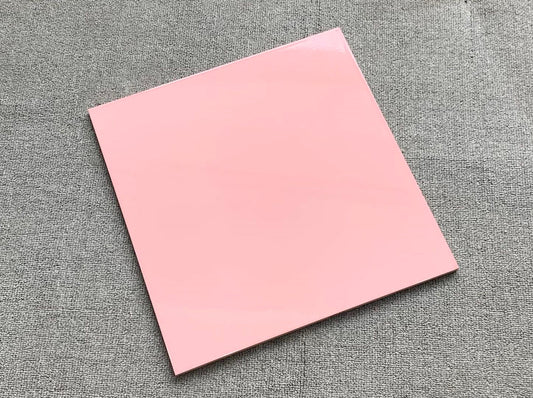 拋光淺粉紅色磚 ;樣板